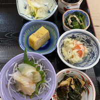 一つ木竹林草 - お刺身&小鉢勢揃い