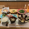 Sumiyaki Tokoro Kitaguni - 道産いもバター、道産ジャンボ椎茸、道産たまねぎの丸ごとホイル焼き、道産豚の漬け焼き、北海道産枝豆、ごはんセット、ビール(SORACHI1984年)
