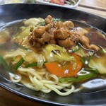 Motsu Baru Gen - 日替わりランチ餡掛けラーメン