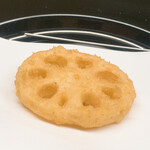 天ぷら はせ川 - レンコン　安定の旨さ