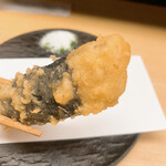 天ぷら はせ川 - 開いていませんから良い食感です