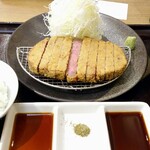 牛カツ京都勝牛 - 牛サーロインカツ膳(白)並 1,639円