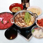 Beef shabu shabu shabu set