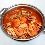 Seafood sundubu hotpot (spicy)