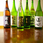 割烹 なか川 三条木屋町 - 常時12種類以上の冷酒をご用意。