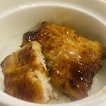 Hiro saku - ⑤ 鰻の飯蒸し：鰻が1.5倍
