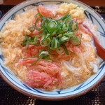 丸亀製麺 - 紅生姜玉子あんかけ(580円)