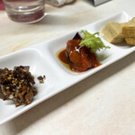 がばちょ - セット/アテ3品+ドリンク1杯（500円）