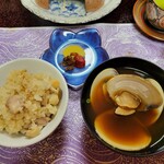 魚重楼 - 釜めしと蛤の赤だし