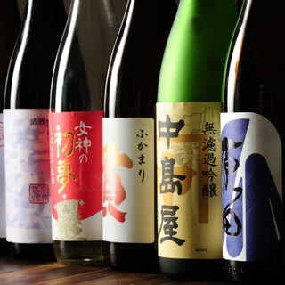 Enjoy sake and fresh sours from all over the country♪