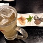 鮨造り 欲望割烹 むっく KACSH - ハイボール＆付き出し
