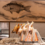 のどぐろの中俣 - のどぐろ原始焼き