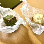 Ninomachi street cookie - キャラメルチョコチップスコーン、抹茶とホワイトチョコのスコーン