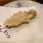天ぷら てんかつ - 牡蠣の天ぷら。めちゃうまい！