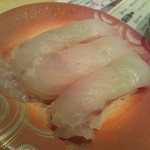 廻転寿司弁慶 - ひらめ