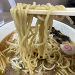 庵悟 - 麺がホントに旨い！パツンまではいかない固さ。ヌルッと感は皆無。カンスイ臭さも無い。この麺は本当に旨い！