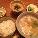 Yamaguchi Satono Mise - 麦とろとだんご汁