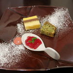 フクモト - ハンバーグランチのデザート