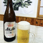 Yoshi - 現在、生ビールはございませんが、瓶ビールをご用意しております。