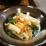 Izakaya Denshichi - 芥子菜のお浸し