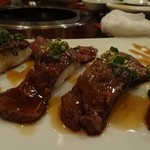 ジンセン - ハラミ炙り寿司