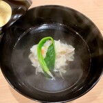 川田 - 2022.12.  松葉蟹と蓮根饅頭のお椀
