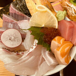 亜麻色 - 身厚な刺身の切り