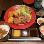 KUSHITEI SHIBUYA STREAM - 牛カツと季節の野菜フライ