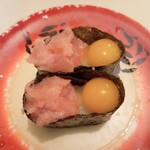 回転寿司すノ家 - うずら鉄火