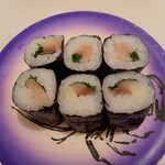 回転寿司すノ家 - サバシソ巻