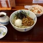 小麦屋 - きのこ蕎麦＆きんぴらご飯