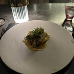 Alternative - ❹山鶉と松波キャベツ、白バイ貝。
      本日の感動メニュー。