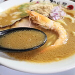 自家製麺 ら～めん かり屋 - 濃厚海老パンチ☆彡☆彡