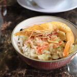 自家製麺 ら～めん かり屋 - エビチーズ茶漬け