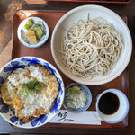 Shiinaya - 二・八せいろ 830円＋ミニかつ丼680円