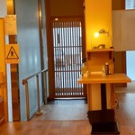 えびすよしよし - 玄関。靴を脱いで上がります。