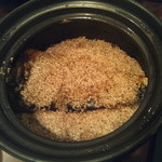 旬鮮炭火焼 獺祭 - 土鍋で炊く鯖の炊き込みご飯