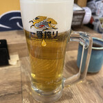 磯丸水産 - 生ビール