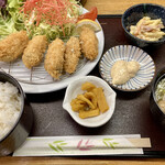ふくさ - 絶妙な新鮮な牡蠣の味わいが楽しめるカキフライ定食
