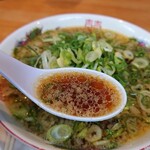 播州醤油中華そば＆つけ麺 今昔物語 - スープ