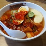 焼肉・冷麺ヤマト - 特大冷麺+得辛　冷麺は鉄板デス!