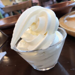 森の家庭料理レストラン - 奥久慈牛乳のソフトクリーム