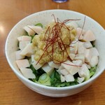 Menya Sakigakeboshi - 九条ネギの鶏ネギ丼