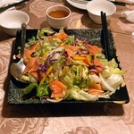 九戸茶語 - 2019/12/28サーモンのサラダ