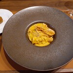 オステリア プロフーモ - 海老のトマトクリームソース(ハーフ)