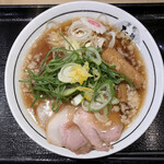 京都 麺屋たけ井 - ラーメン並 上から