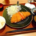 Kushikatsu Tonkatsu Ebisu - 明太子チーズかつ定食