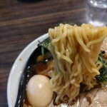 らーめん みずさわ - 麺リフト♪