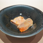 鮨 西崎 - あん肝は日本酒の風味を生かして、アルコール飛ばさず？？