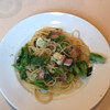 モトリーノ - 料理写真:ベーコンと野菜のオリーブオイルのパスタ